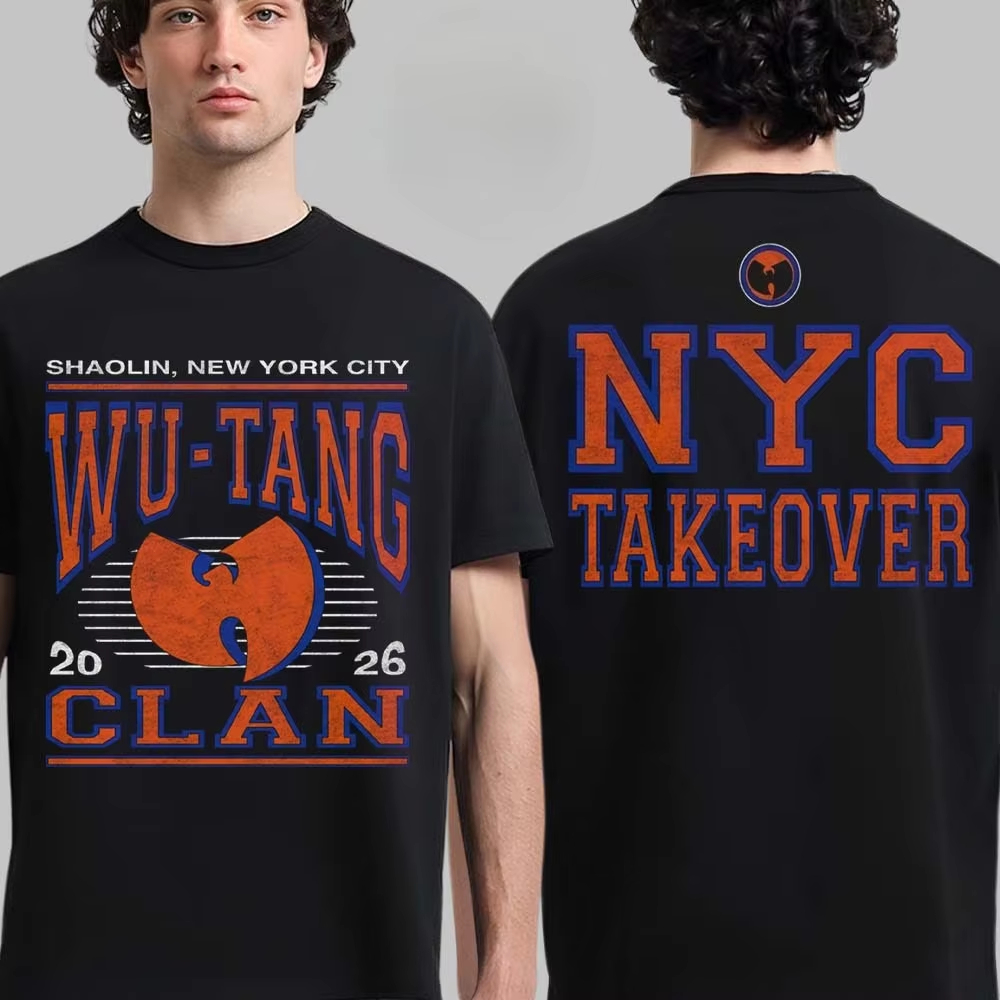 Summer Clothing Nyc - T-shirt Grafica Wu-Tang Clan NYC Takeover,
