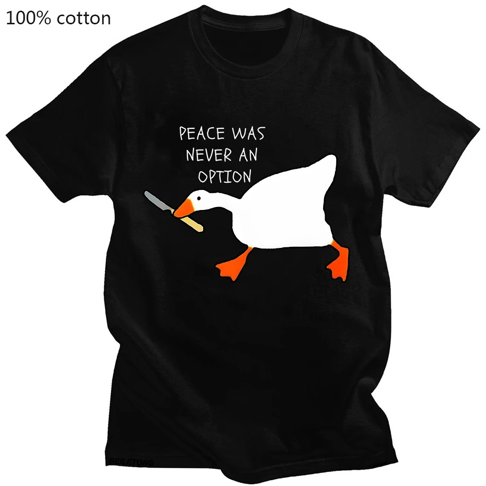 Summer Clothing Options - S-5XL T-shirt Untitled Goose Games Peace