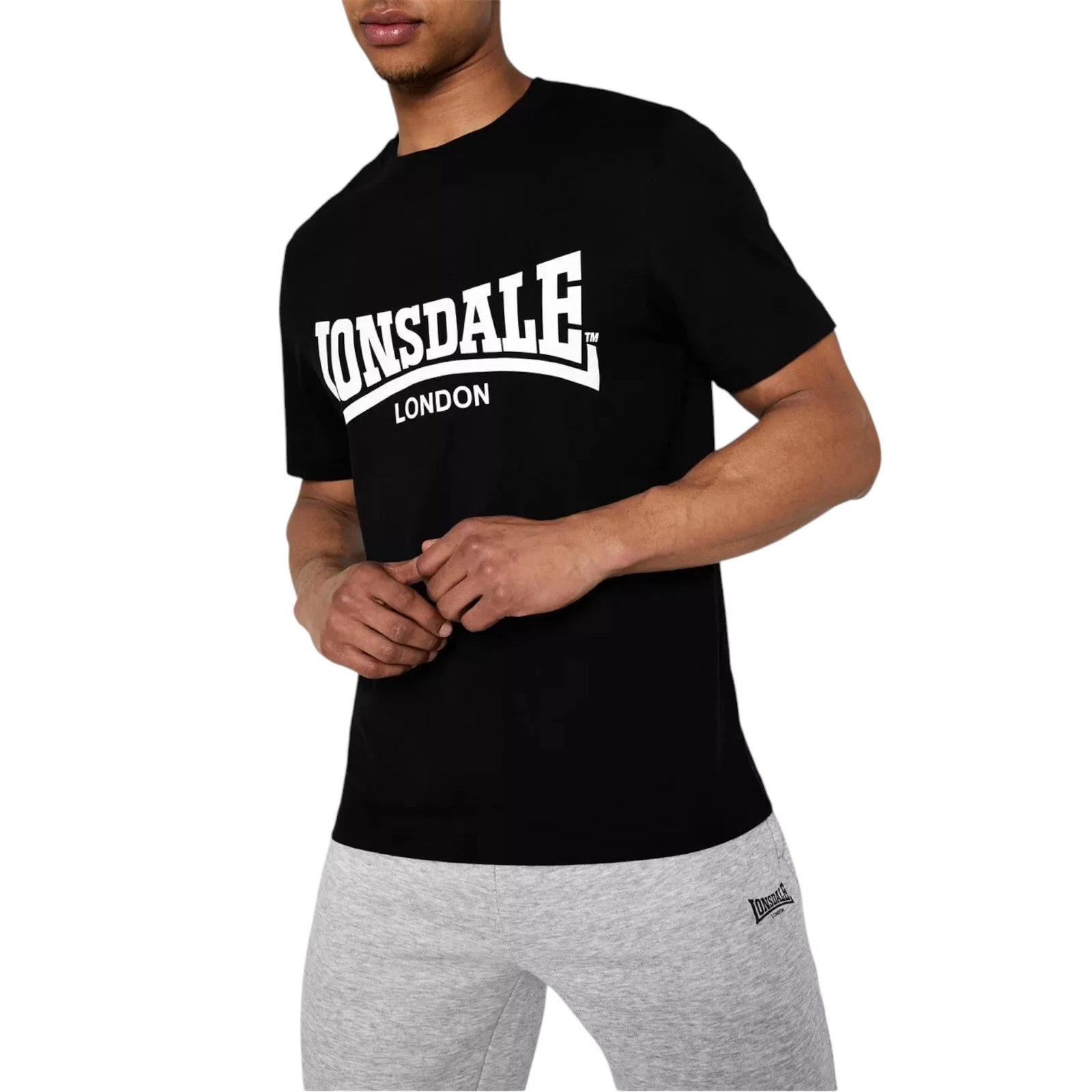 Summer Clothing Essentials Men - Lonsdale T-shirt da uomo Logo essenziale