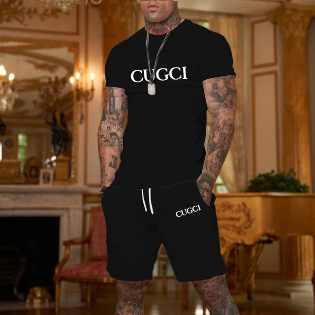 Summer Clothing Essentials Men - T-shirt estiva, pantaloncini, set sportivo casual