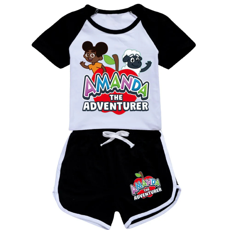 Summer Kids Clothing - AIAI 2025Fashion Girls AMANDAing Abbigliamento Set