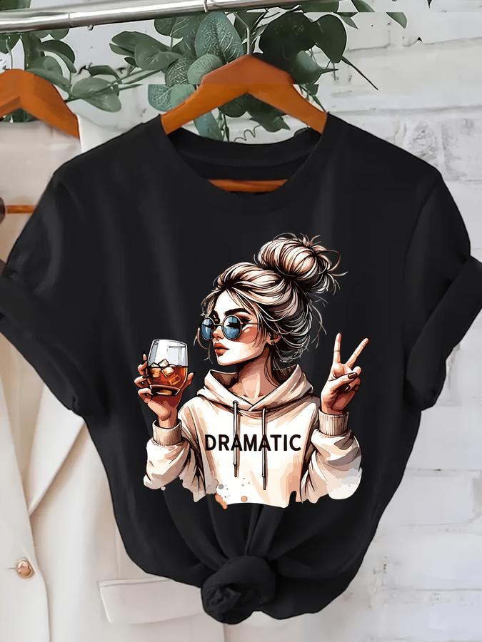 Summer Loving Clothing - DRAMATIC 1pc T-shirt da donna con