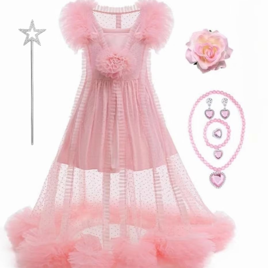Costume da strega Glinda rosa  - Summer Kids Clothing recensione e prezzo