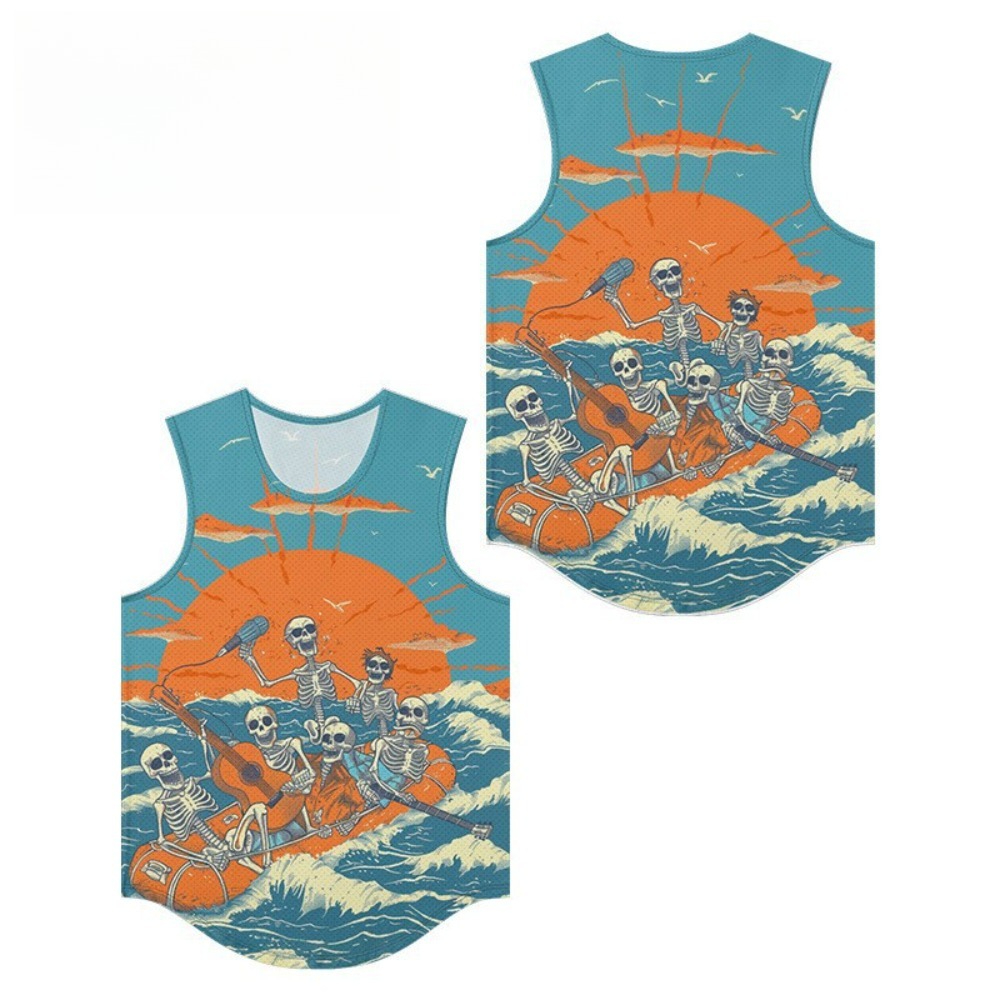 Gilet da uomo stampato con fas - Summer Clothing Essentials Men recensione e prezzo