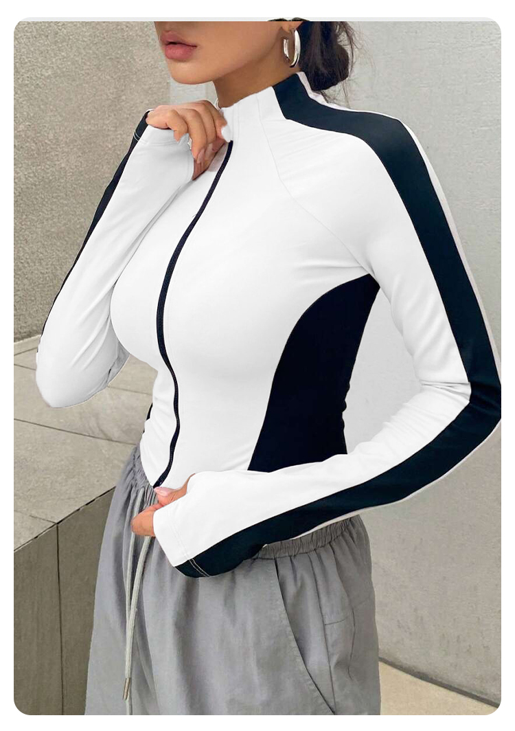 Giacca da Yoga con Collo Alto, - Summer Clothing Clearance recensione e prezzo