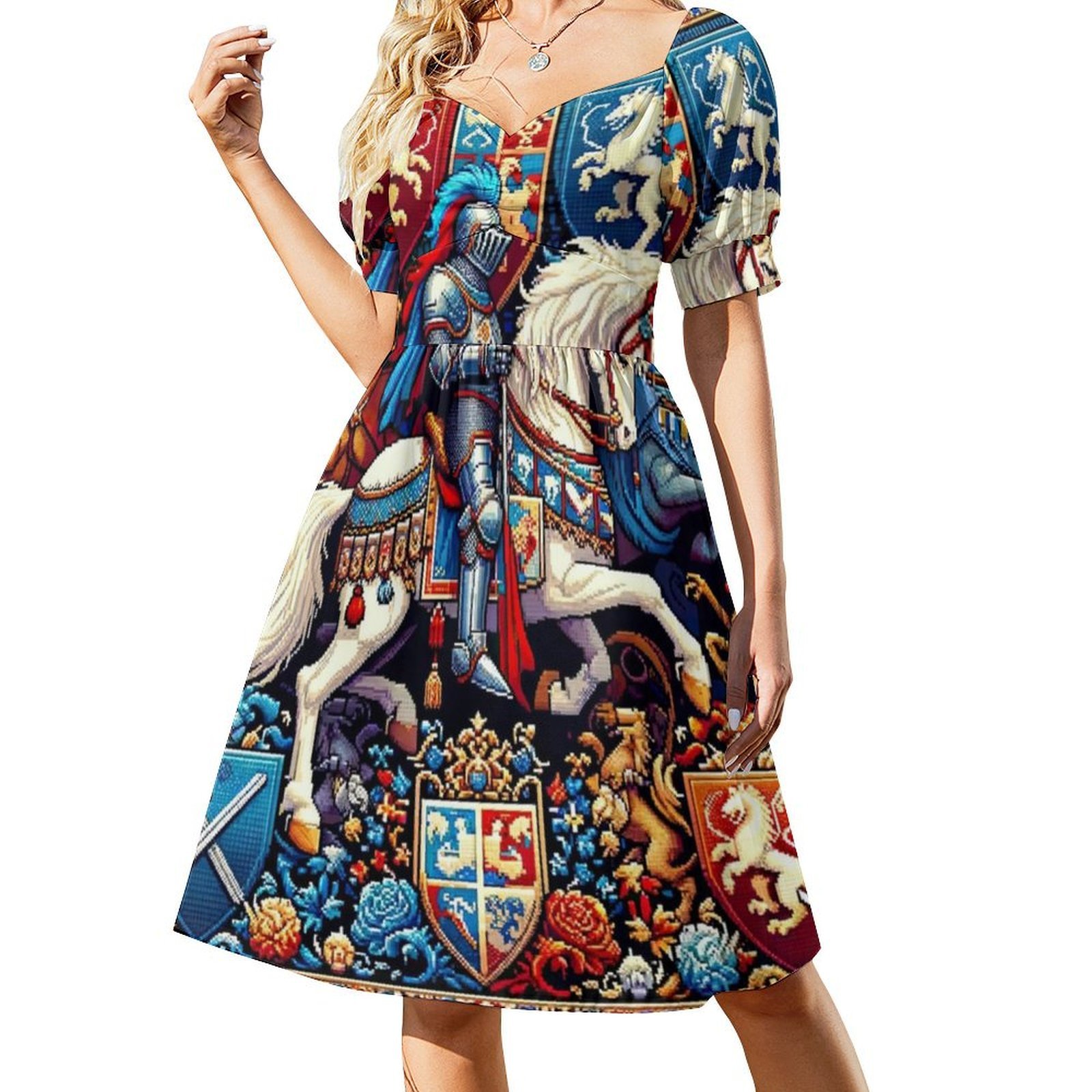 Disegni Knight Kingdom con mot - Summer Clothing Patterns recensione e prezzo