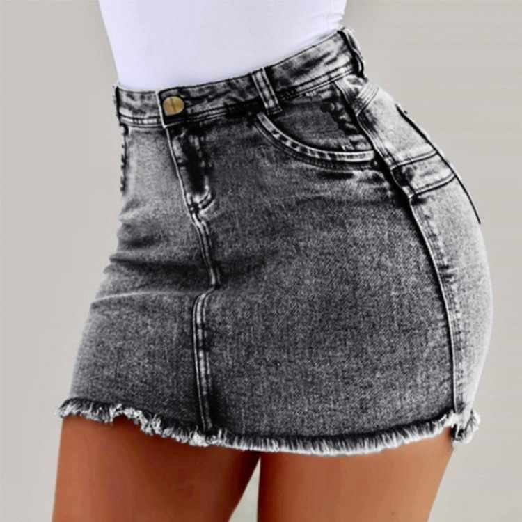 Nuova gonna corta in denim a v - Summer Clothing Options recensione e prezzo