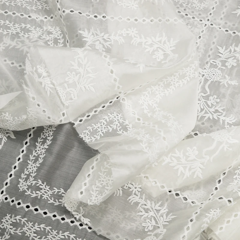 Tessuto a fiori con ricamo cav - Summer Gauze Clothing recensione e prezzo