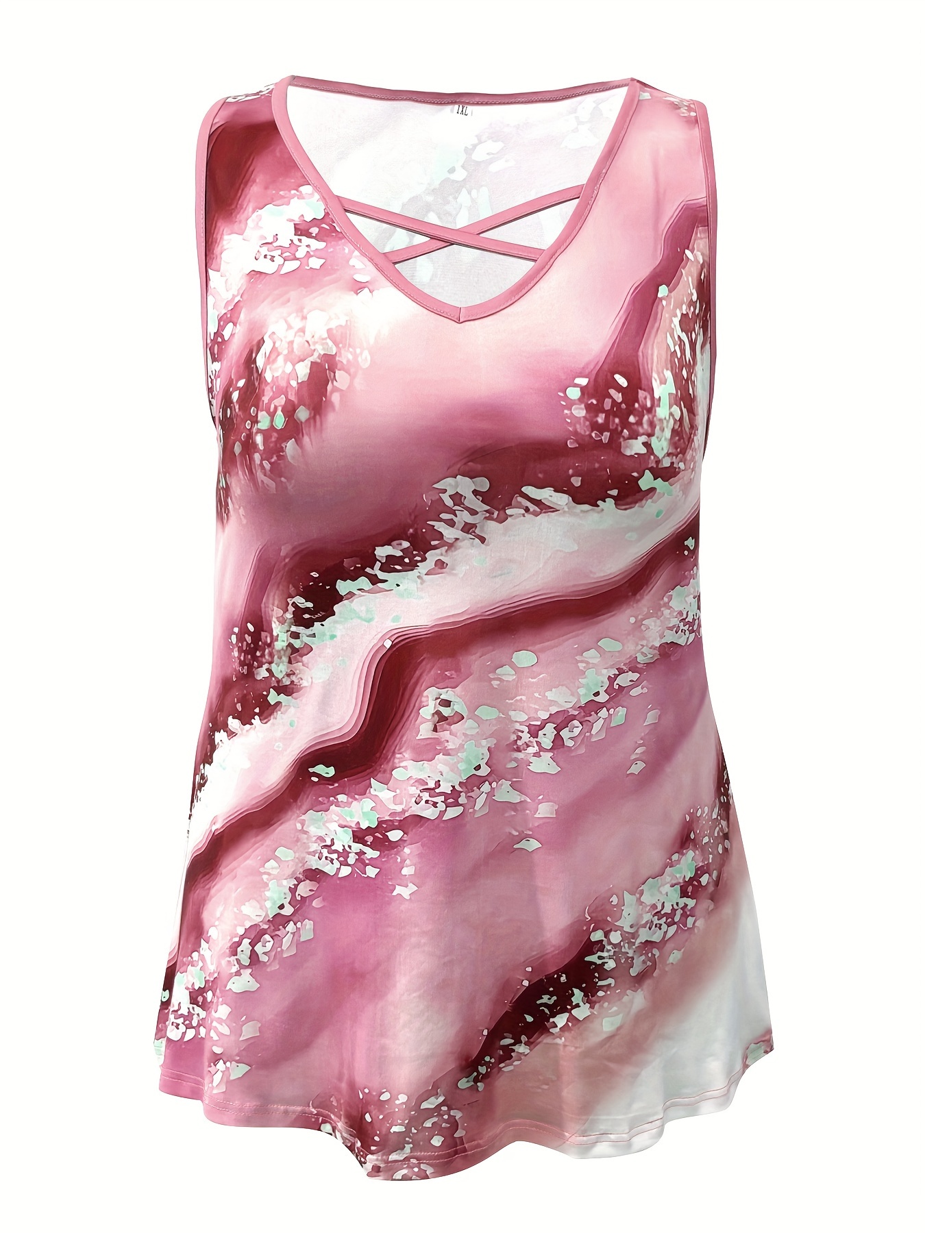 Canotta con stampa in marmo ta - Summer Clothing Clearance recensione e prezzo